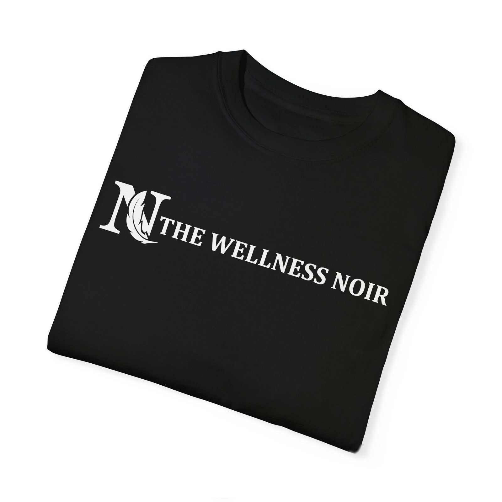 The Wellness Noir Unisex Garment-Dyed T-shirt - Image 3